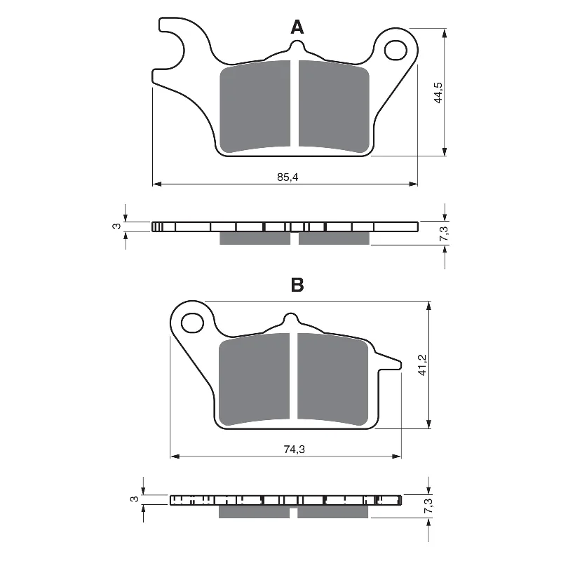 GOLDfren Brake Pads - S3 Sintered Sports