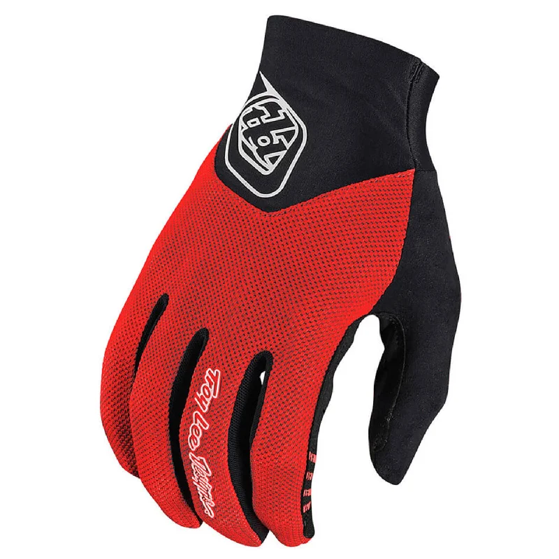 cycling clothing with thick cushion-Guanti Troy Lee Designs Ace 2.0 - Rosso