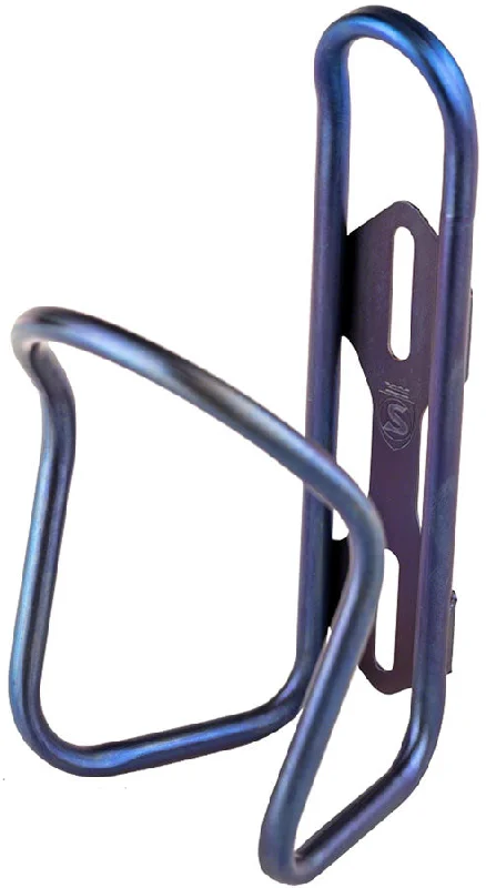 Silca Anodized Titanium Bottle Cage - Royal Purple