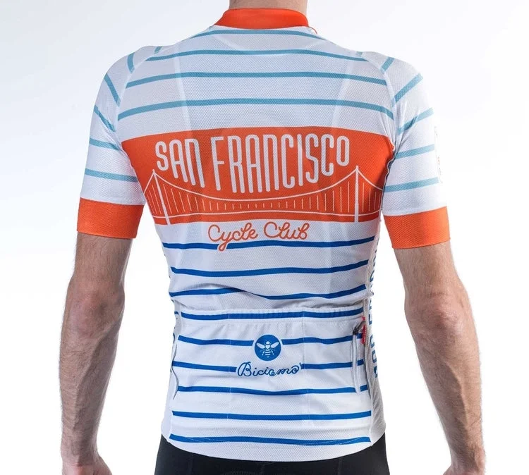 cycling clothing for prime teams-San Francisco Cycle Club Jersey