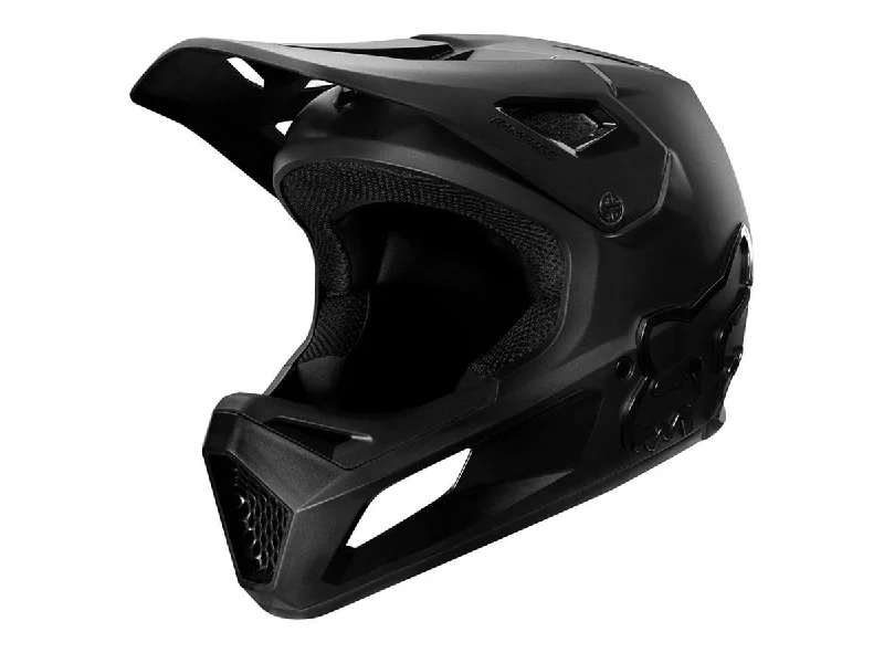 Bicycle helmet multi use-Fox Racing Rampage Full Face Helmet - Youth - Black-Black - 2020