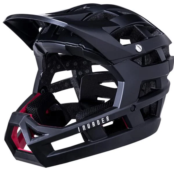 Bicycle helmet timeless style-Kali Invader Enduro Helmet - Solid Matt Black