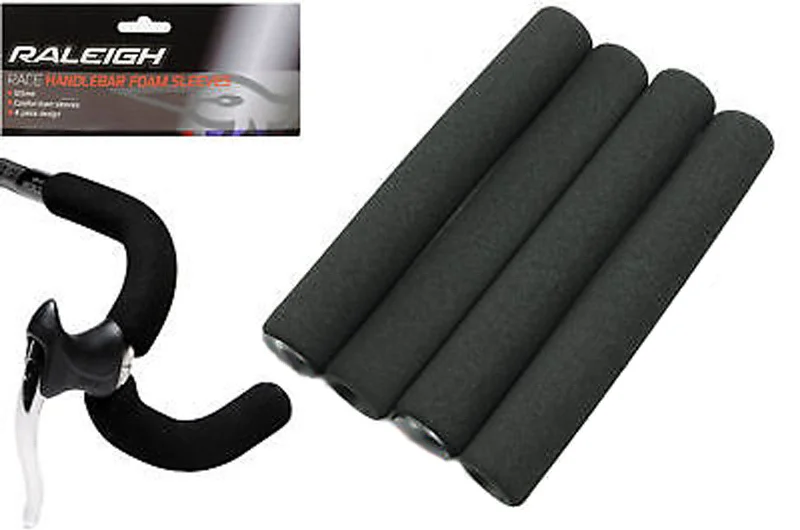 textured rubber flat grips-DROP HANDLEBAR FOAM SLEEVES GRIPS AS USED ON 70's 80's RACERS & FIXIES 50% OFF!!