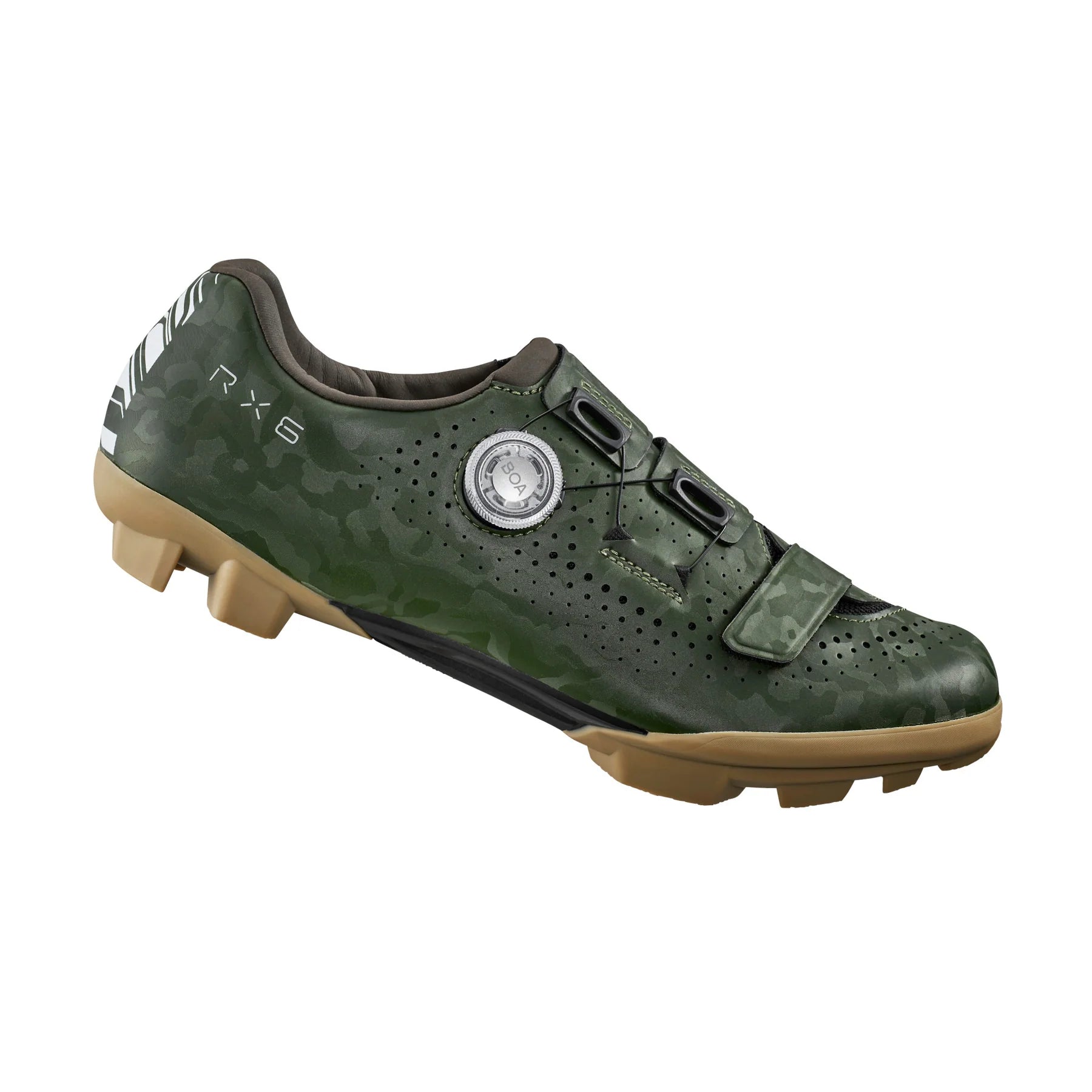 cycling clothing with steady hold-Shimano RX6 SPD Gravel Shoe - Green