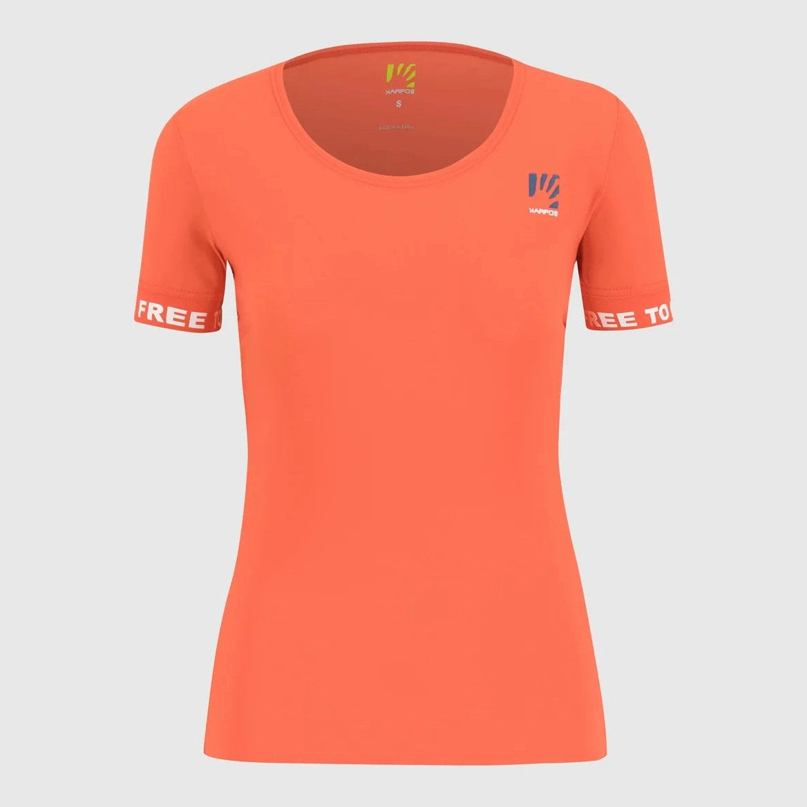 sturdy cycling clothing for bumps-Maglia donna Karpos Easyfrizz - Arancio