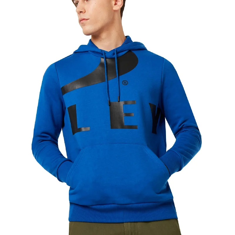 cycling clothing for cold spins-Felpa Oakley Big Logo Ellipse - Blu