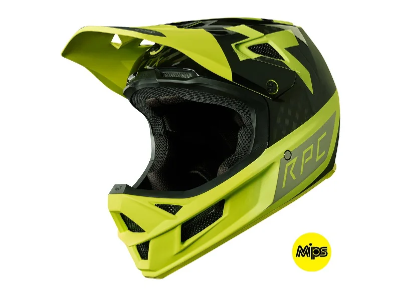 Bicycle helmet price worthy-Fox Racing Rampage Pro Carbon Preest Helmet - Yellow-Black