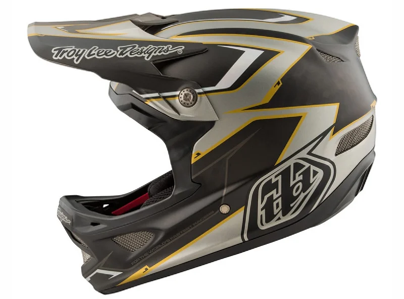 Bicycle helmet joy pick-Troy Lee Designs D3 Carbon MIPS Full Face Helmet - Cadence Gray