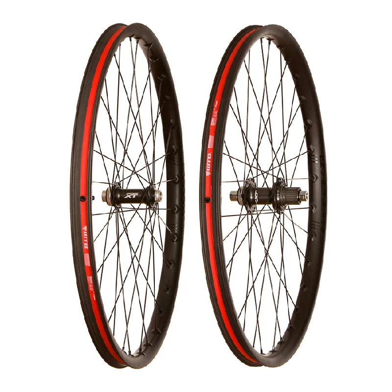 Wheel Shop WTB CZR i30 Carbon / Shimano XT M8110-B Wheel Front and Rear 29 / 622 Holes: 32 F: 15x110mm R: 12x148mm Disc Center Lock / IS 6-Bolt Shimano Micro Spline Pair