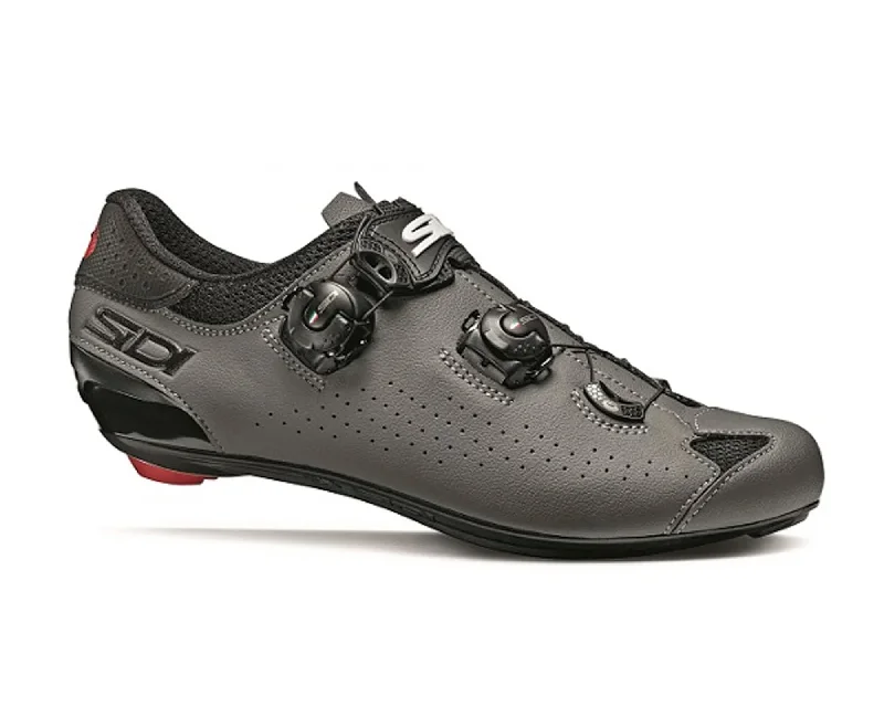 cycling clothing for every season-Sidi Genius 10 Shoe Blk/Gry 46