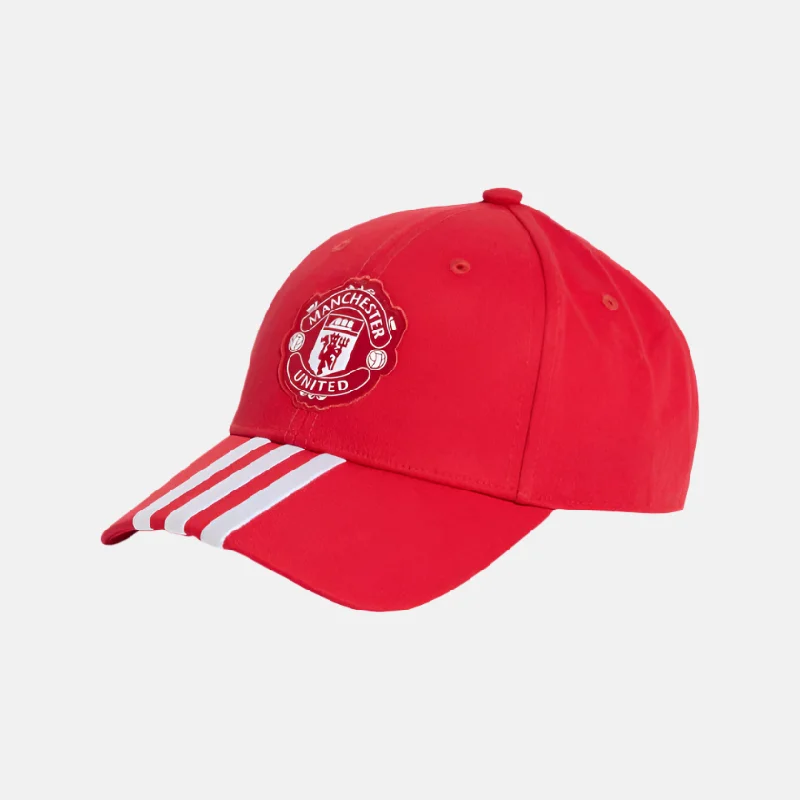 Neon vest bands-Adidas Manchester United Home Baseball Cap -Mufc Red/White