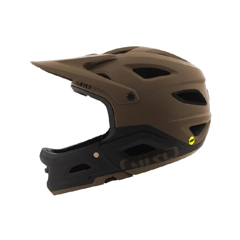 Bicycle helmet spin buy-Giro Switchblade MIPS Full Face Helmet - Matt Walnut