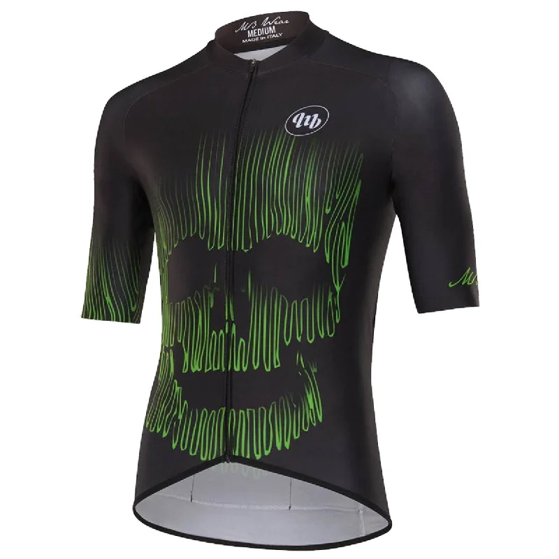 cycling clothing for arid rides-Maglia MbWear Granfondo - Green skull