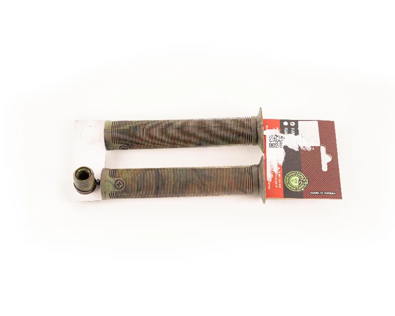 cushioned satin bike grips-Salt Plus XL Grip Flanged Camo