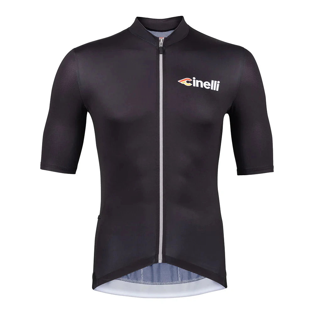 cycling clothing for big meets-Maglia Cinelli Tempo - Nero