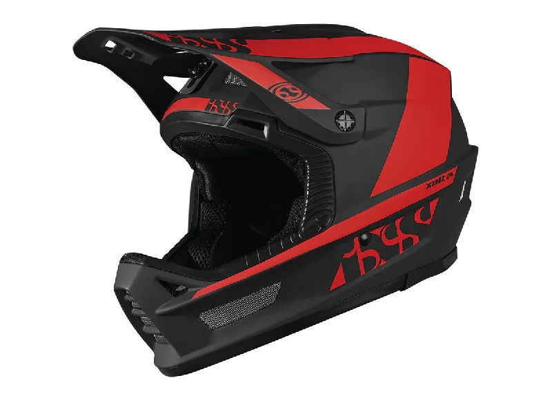 Bicycle helmet machine crafted-iXS Xult DH Full Face Helmet - Red-Graphite