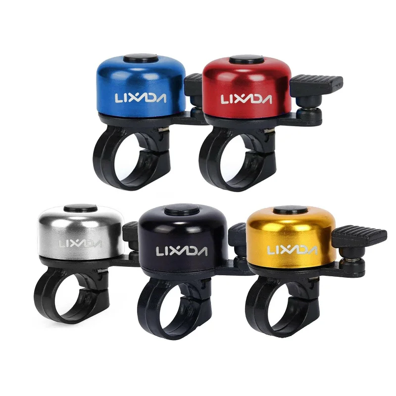 LIXADA Bike Bell Alloy Mountain Road Bicycle Horn Sound Alarm For Safety Cycling Handlebar Metal Bell Bicycle Horn