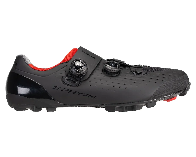 cycling clothing for damp zones-Shimano SH-XC9 Bicycle Shoes Blk 39