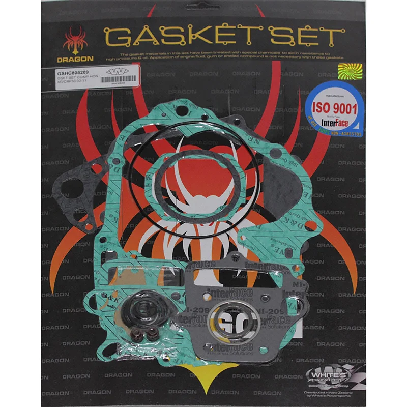 Whites Complete Gasket Set Honda XR50R 00-\'03/CRF50 \'04-\'15