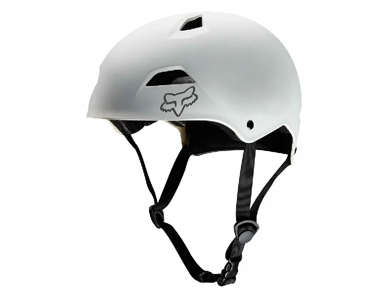 Bicycle helmet vital pick-Fox Racing Flight Sport Dirt Jump Helmet - White