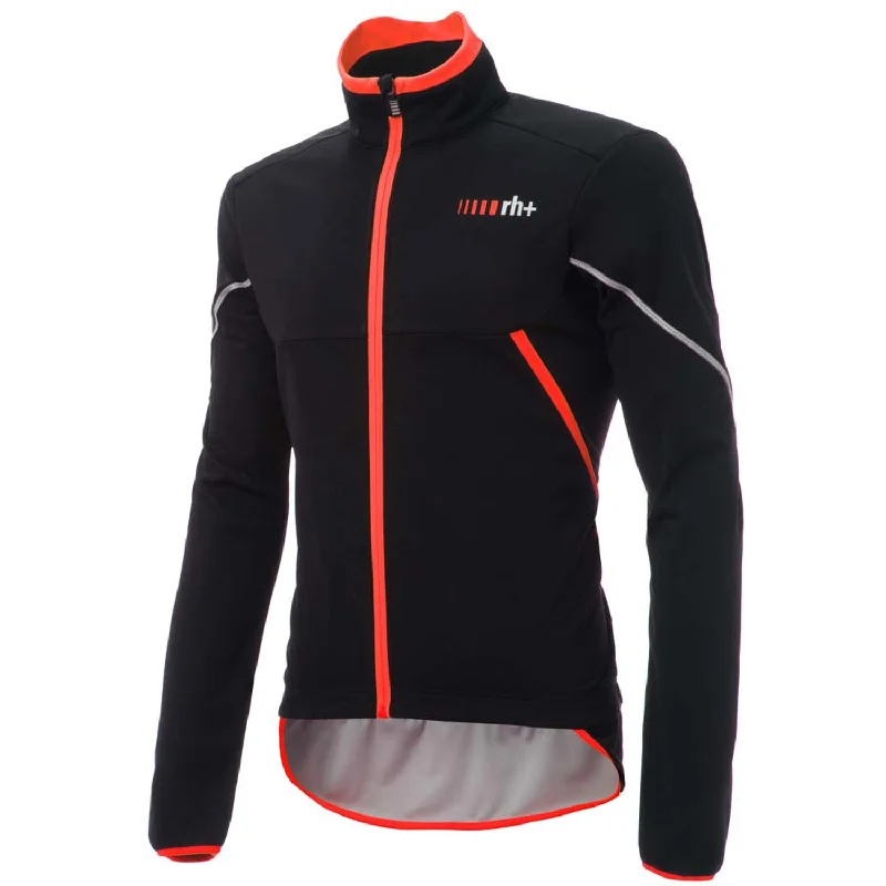 cycling clothing with light seams-Giacca Rh+ Code - Nero rosso