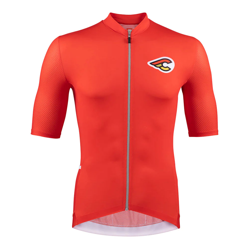 cycling clothing with huge vents-Maglia Cinelli Tempo Mesh - Rosso