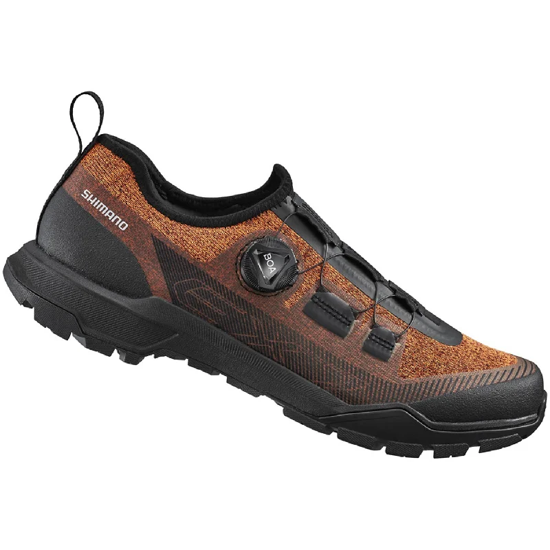 cycling clothing with squad badges-Scarpe mtb Shimano EX7 - Arancio