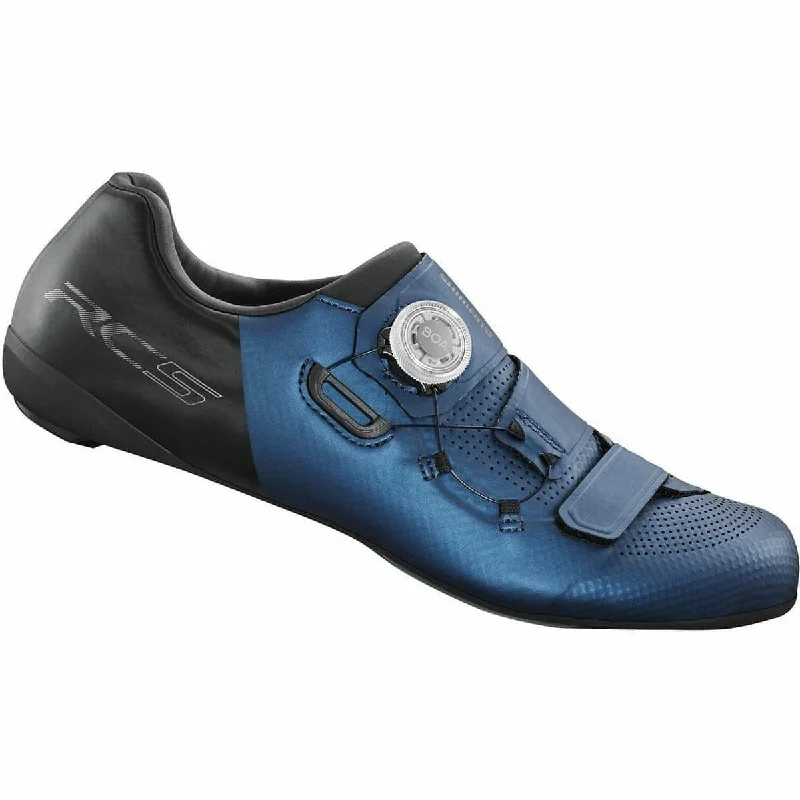 cycling clothing for huge tours-Shimano RC502 Road Cycling Shoes - Blue