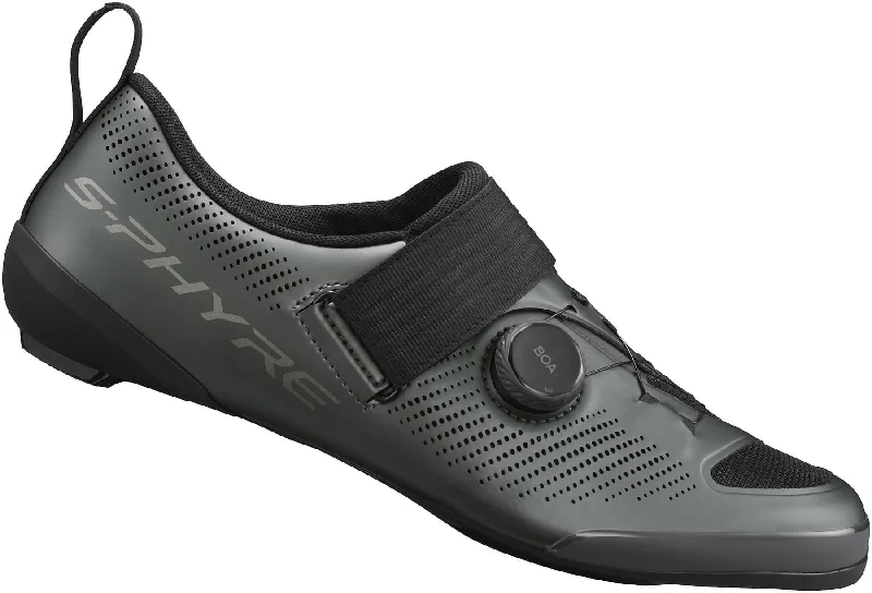 cycling clothing for big meets-Shimano TR903 S-Phyre Road Cycling Shoes - Grey