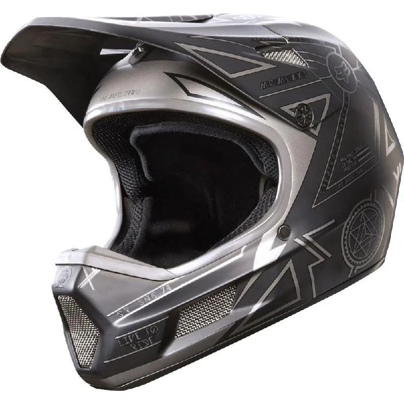 Bicycle helmet energy conscious-Fox Racing Rampage Comp Full Face Helmet - Priori - Black