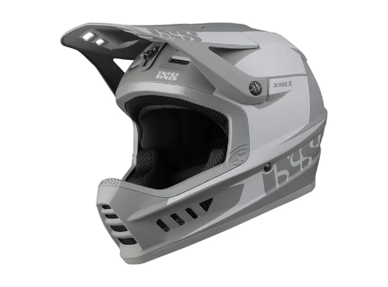 Bicycle helmet luxury model-iXS Xact Evo Full Face Helmet - Gray-Graphite