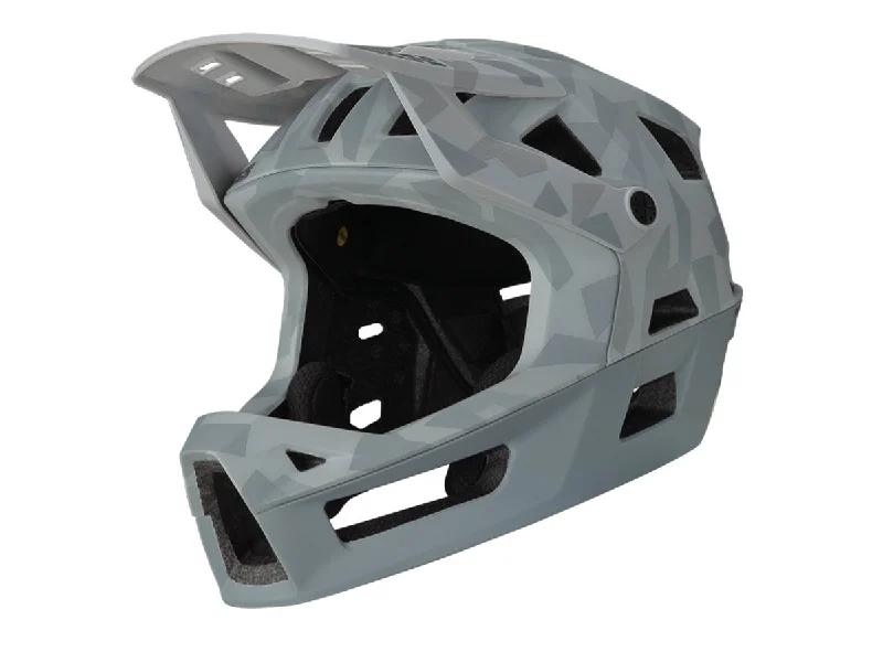 Bicycle helmet coaching tool-iXS Trigger MIPS Full Face Helmet - Camo Gray