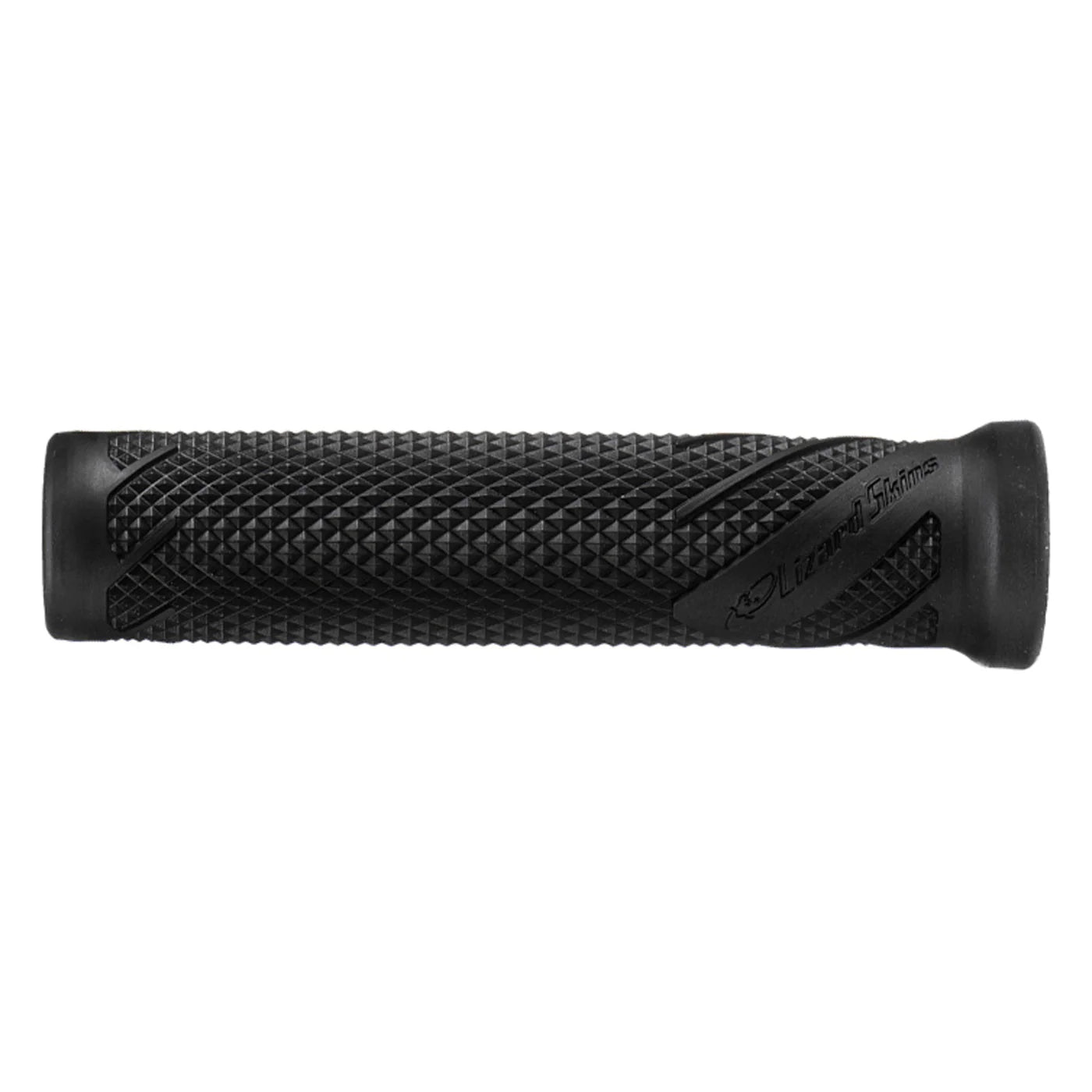 soft embossed bike grips-Lizard Skins Wasatch Single Compound Grip - Black