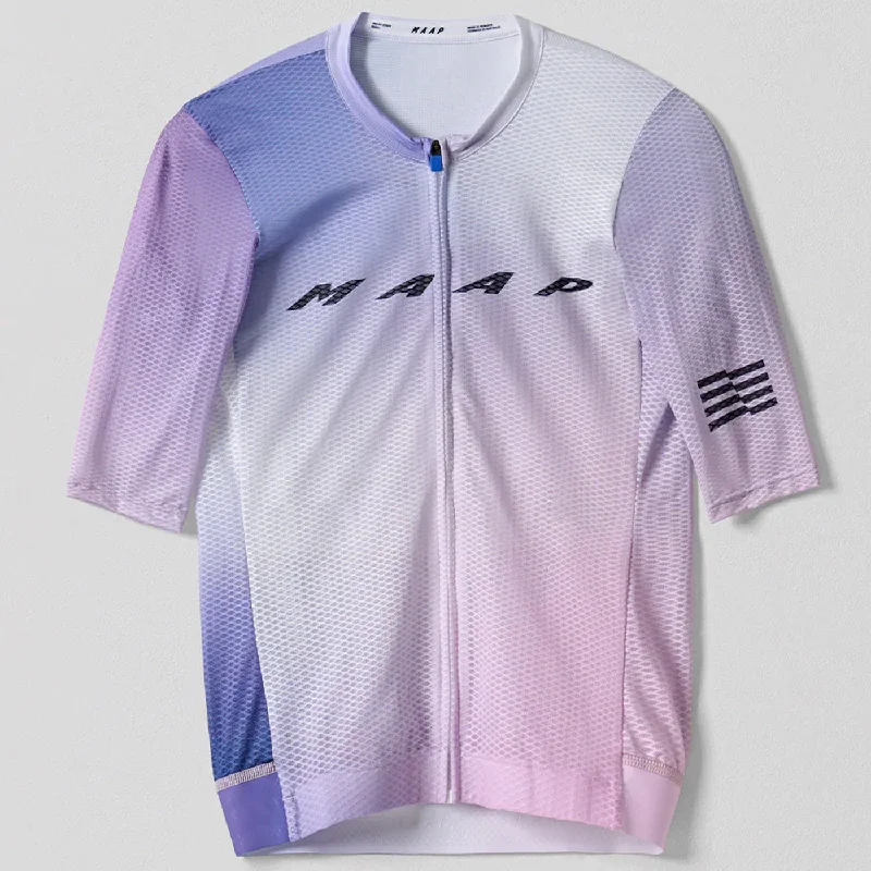 cycling clothing with smooth glide-Maglia Maap Blurred Tone Ultralight Pro - Rosa