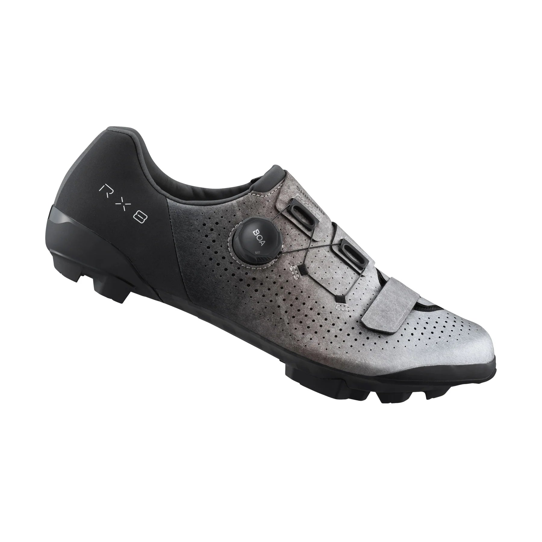 cycling clothing with loud badges-Shimano RX801 SPD Gravel Shoe - Silver