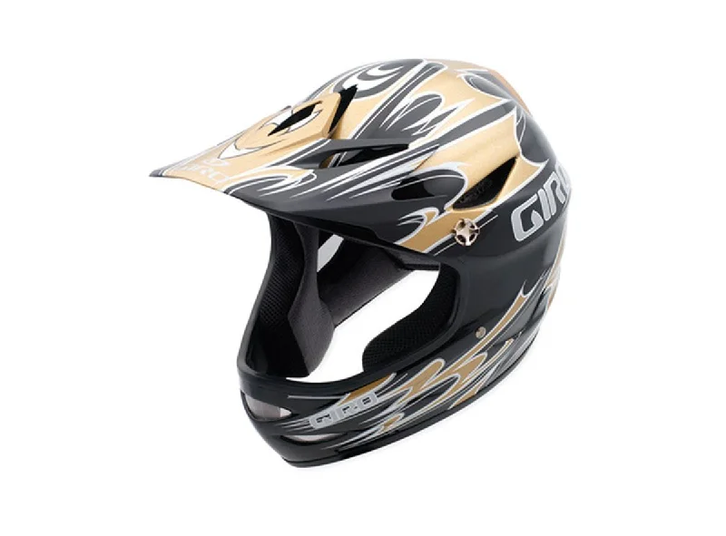 Bicycle helmet tide fit-Giro Remedy Full Face Helmet - Gold-Black