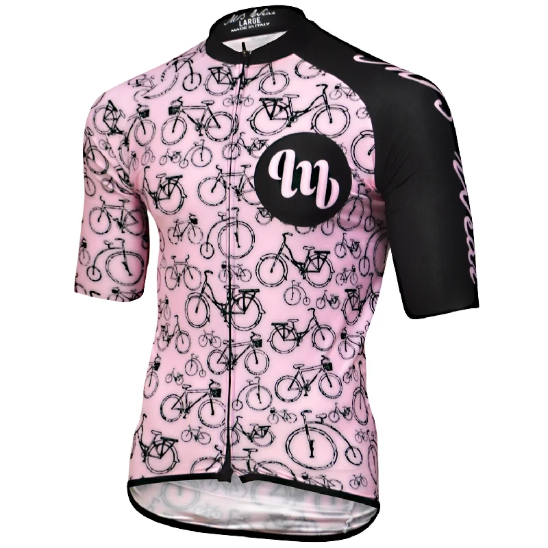 cycling clothing for bike crews-Maglia MbWear Granfondo - Bike Pink