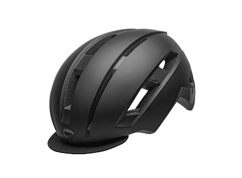 Bicycle helmet kid approved-Bell Daily MIPS LED Commuter Helmet - Matt Black