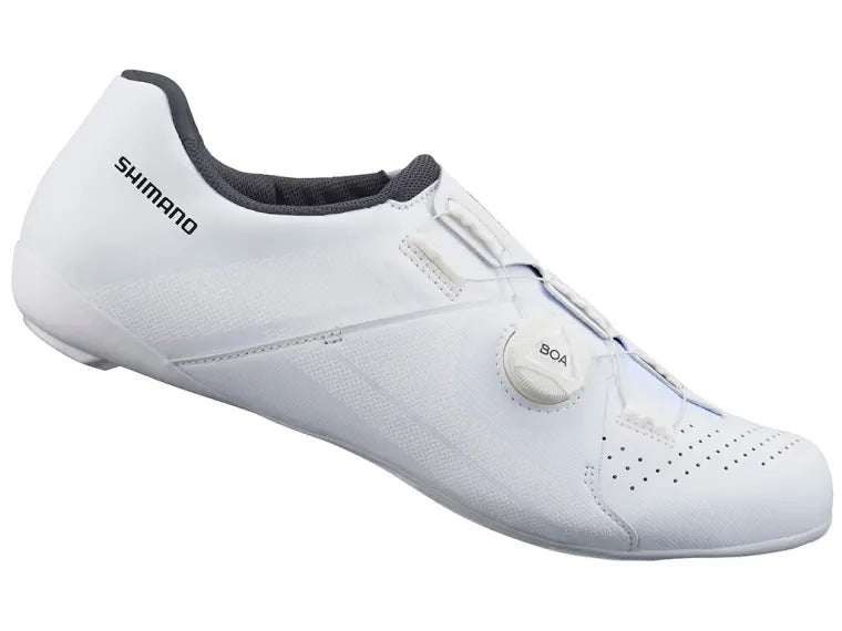 cycling clothing with fresh vibe-Shimano RC300 Road Shoe - SMU - White