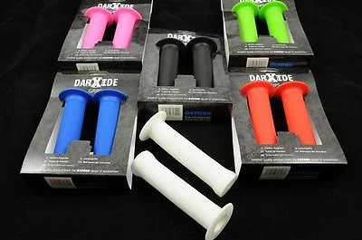 commuter training bicycle grips-HANDLEBAR GRIPS BMX,MTB,DOWNHILL,SCOOTERS DARK RIDE 130mm LONG 5 COLOURS NEW