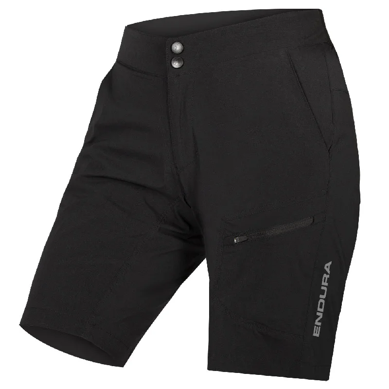 cycling clothing for low trails-Pantaloncini donna Endura Hummvee Lite - Nero