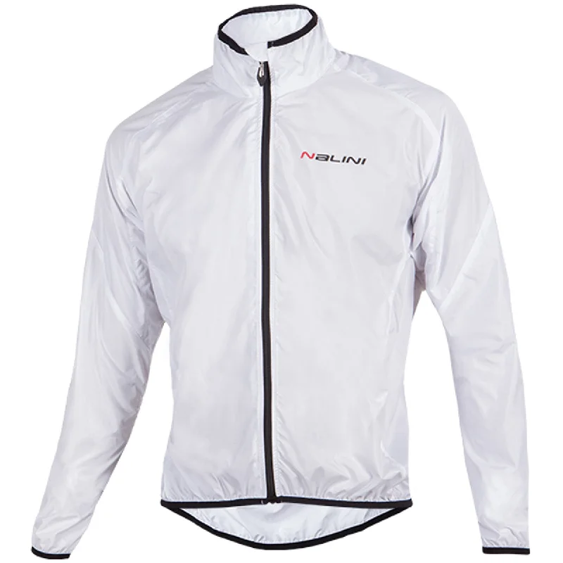 cycling clothing with short cuffs-Mantellina Nalini Aria - Bianco