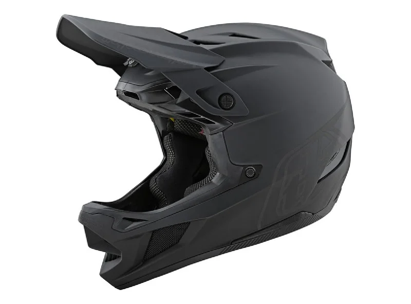 Bicycle helmet eco warrior-Troy Lee Designs D4 Composite Full Face Helmet - Stealth - Black-Gray - 2020