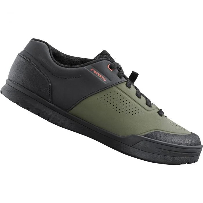 cycling clothing for high airflow-Shimano AM503 All Mountain SPD Shoe - Olive