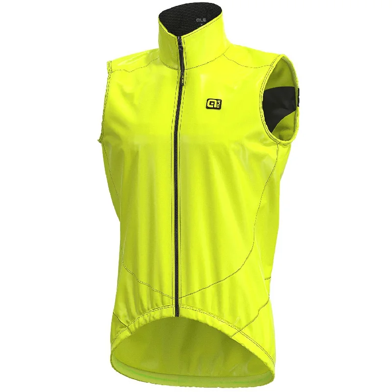 cycling clothing for long biking-Gilet Ale Light Pack - Giallo fluo