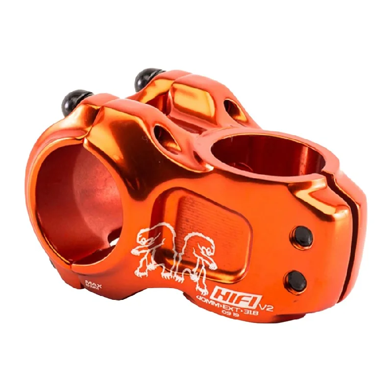 Sturdy knee braces-Chromag Hifi V2 Stem Diameter: 31.8mm Length: 31mm Steerer: 1-1/8 0° Orange