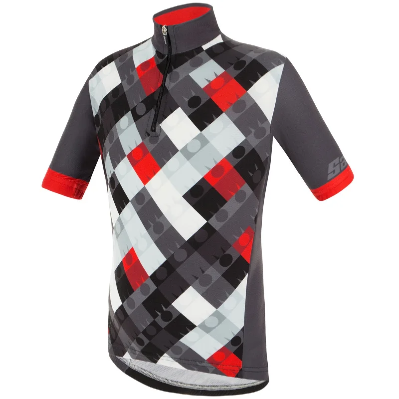 cycling clothing for low trails-Maglia bambino Santini Vis - Ironman