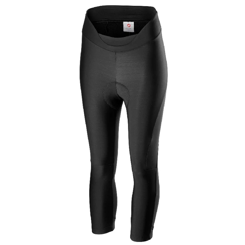 cycling clothing with easy slots-Bermuda donna Castelli Velocissima - Nero