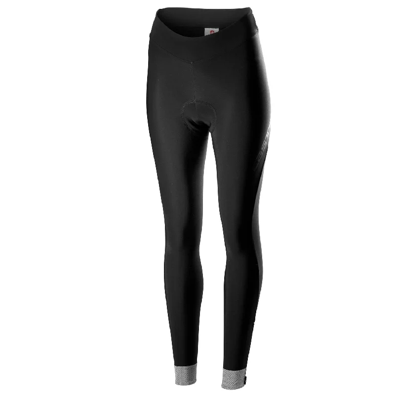 cycling clothing with high flex-Calzamaglia donna Castelli Tutto Nano - Nero