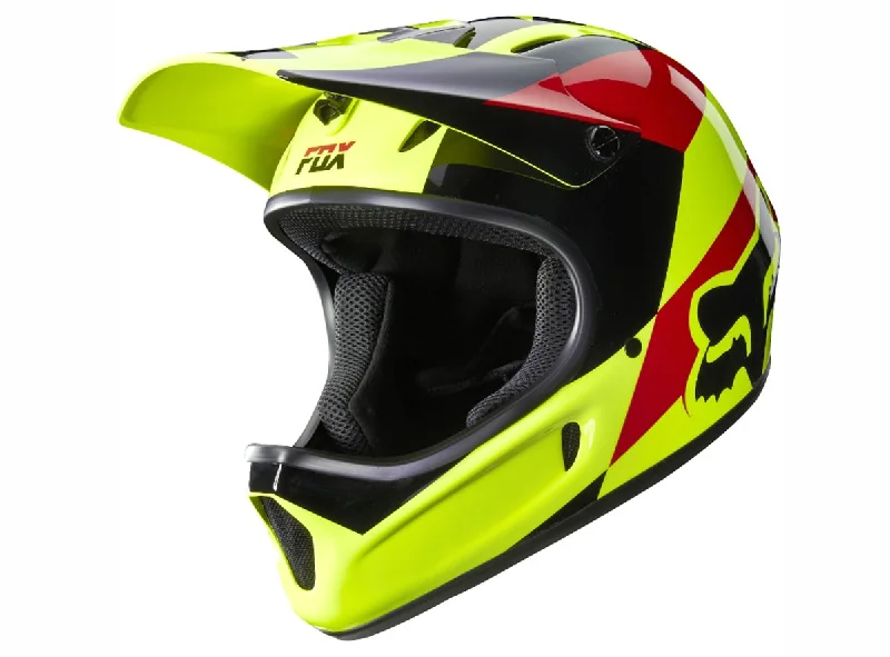 Bicycle helmet coworker gift-Fox Racing Rampage Mako Full Face Helmet - Yellow